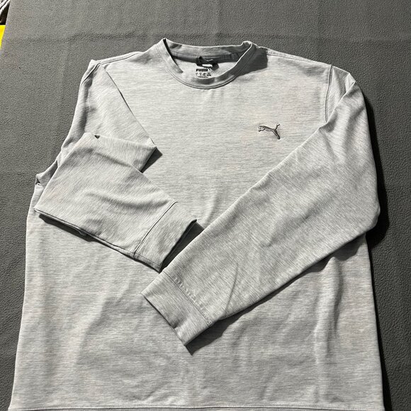 PUMA Fleece lined Sweater Gray L - Picture 1 of 8